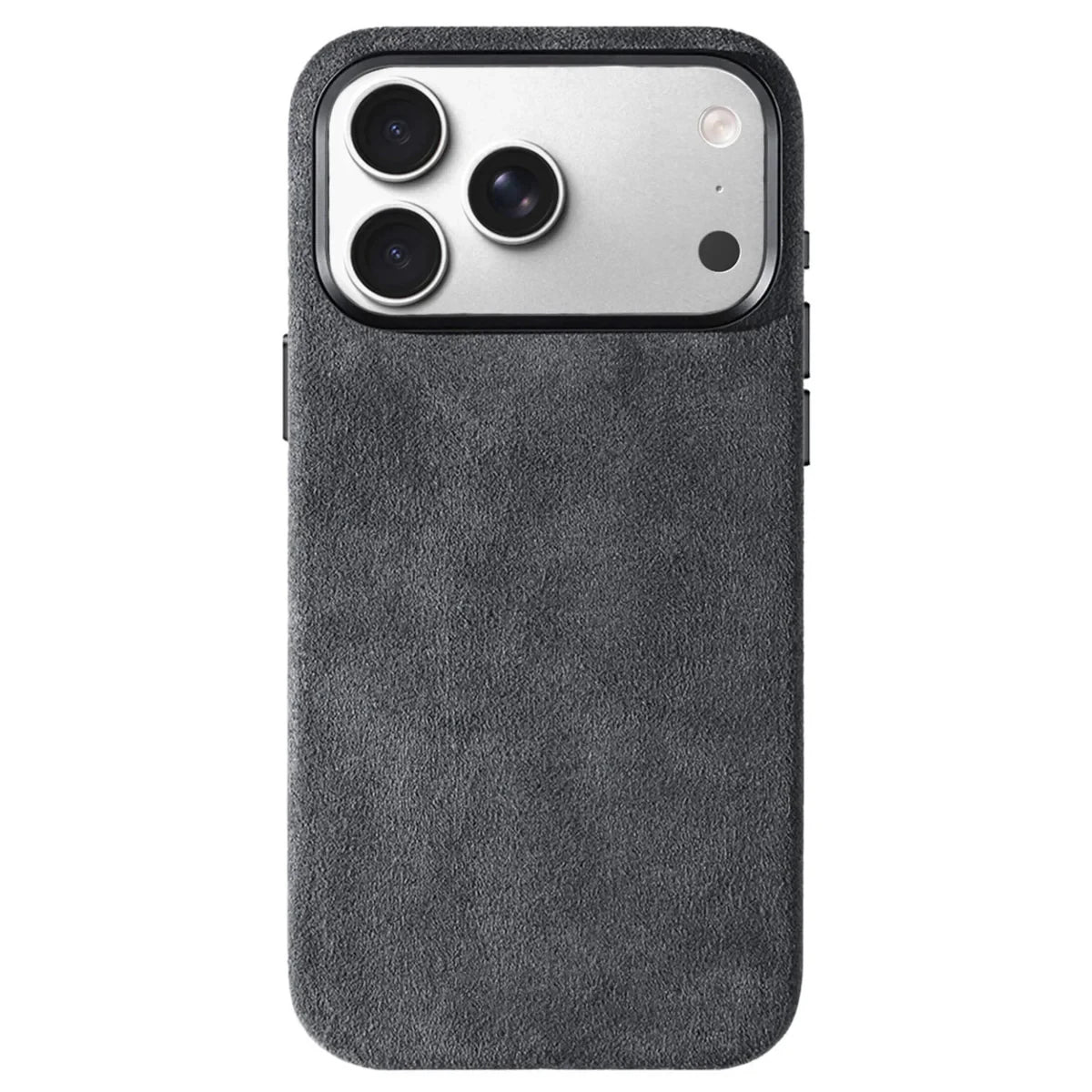 Real Italian Imported for Alcantara Magnetic Case for iPhone 17 Pro Max 17Pro with MagSafe Case Smart Button Protective Cover