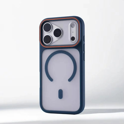 Luxury Matte Translucent For Magsafe Case For iPhone 17 16 Pro Max 15 14 Plus Magnetic Wireless Charging Shockproof Cover Shell