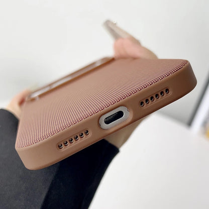 High Quality Original Technology Woven Case For IPhone 17 16 15 14 13 Pro Max 17 Air Official For Magsafe Magnetic Protect Cover