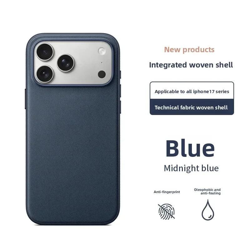 High Quality Original Technology Woven Case For IPhone 17 16 15 14 13 Pro Max 17 Air Official For Magsafe Magnetic Protect Cover