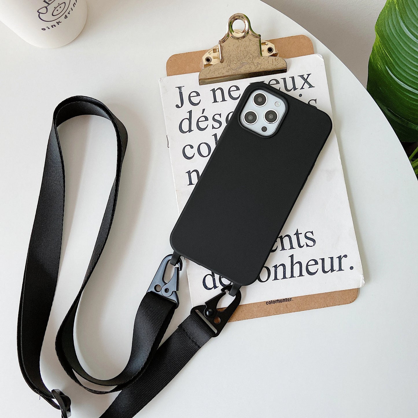Crossbody Lanyard Cord Soft Silicone Phone Case For iPhone 16 17 15 11 12 14 Pro Max 13 XR X 7 8 Plus Matte Necklace Strap Cover
