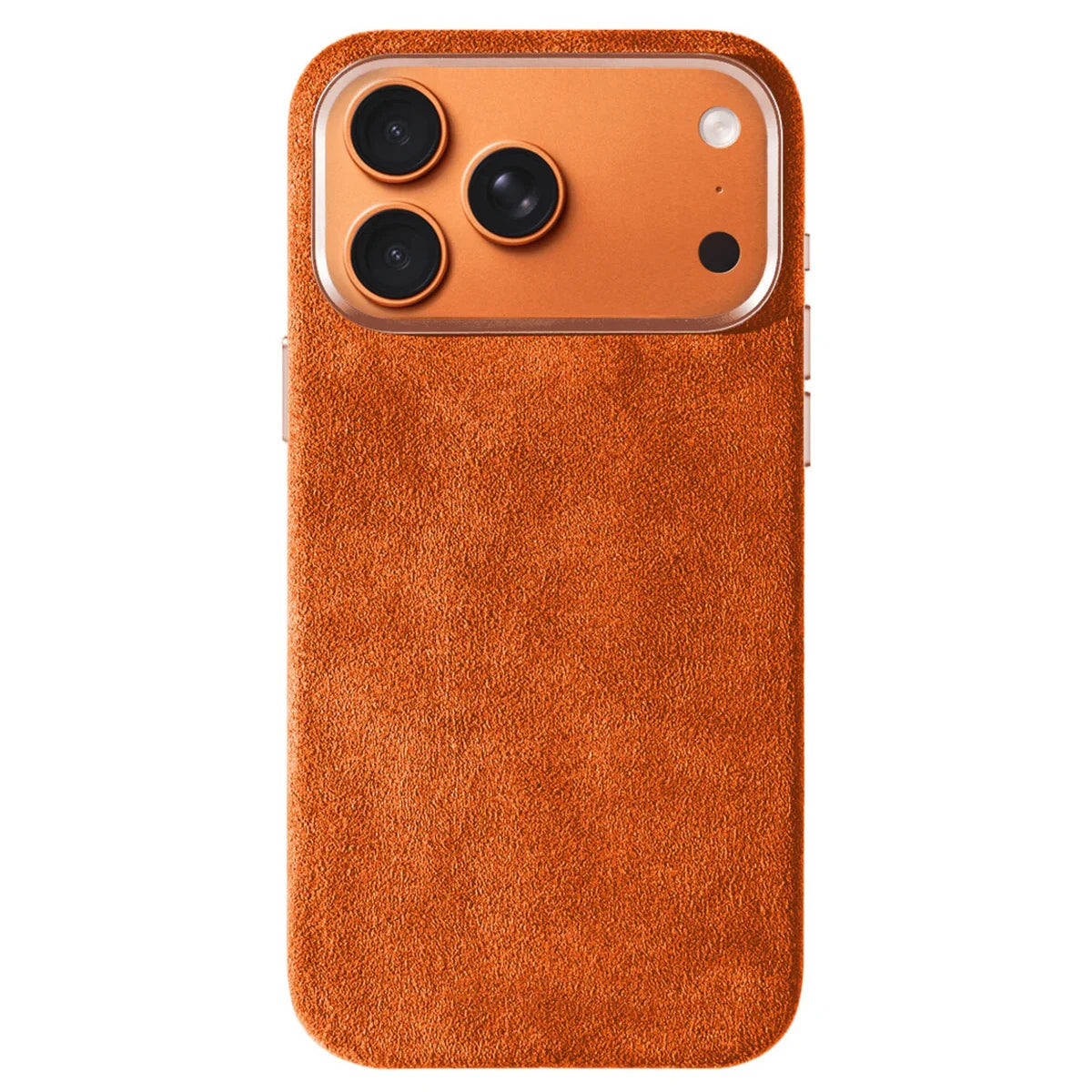 Real Italian Imported for Alcantara Magnetic Case for iPhone 17 Pro Max 17Pro with MagSafe Case Smart Button Protective Cover